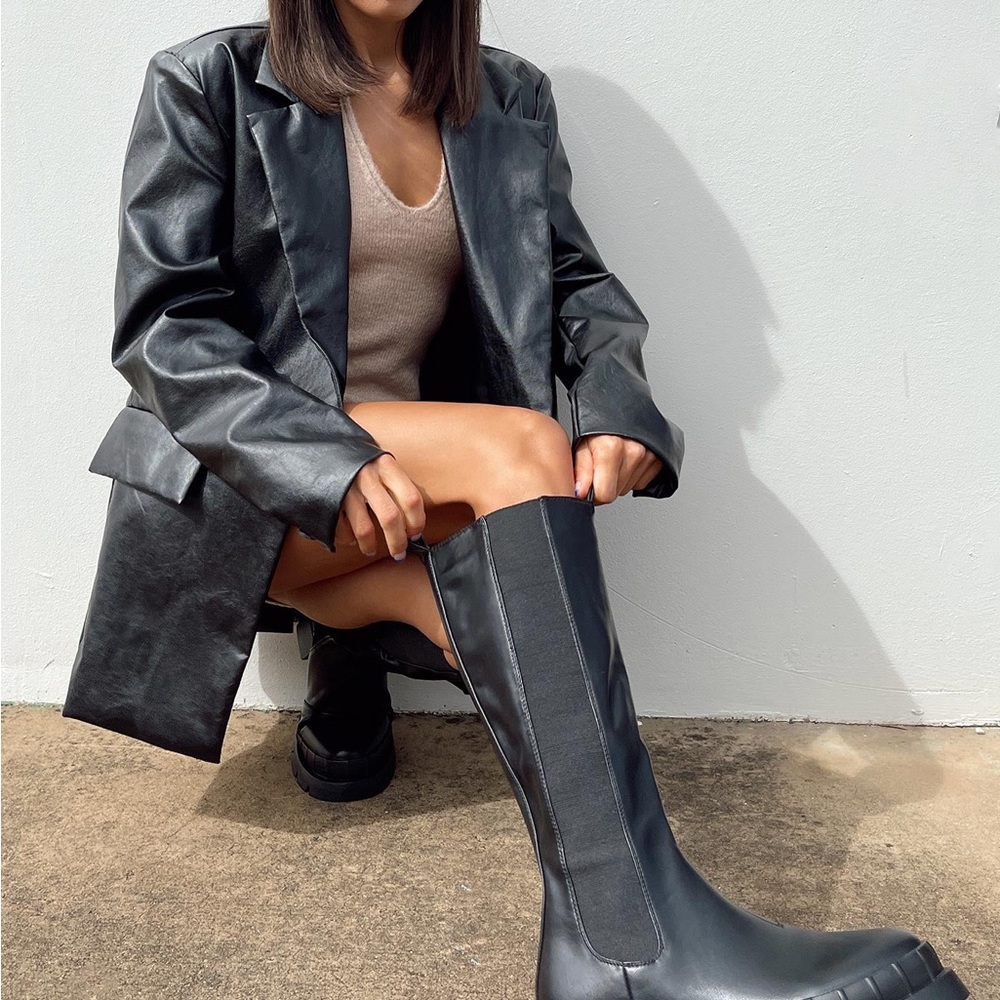 Princess Polly Black Women's Boots